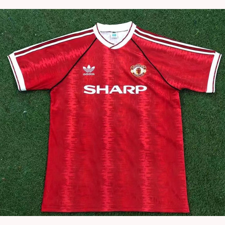 91-92 Manchester United Home - Click Image to Close